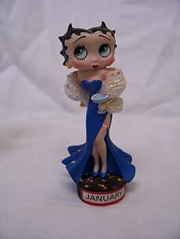 その他 Betty Boop Calendar Girls Figurine April Betty Boop Calendar 